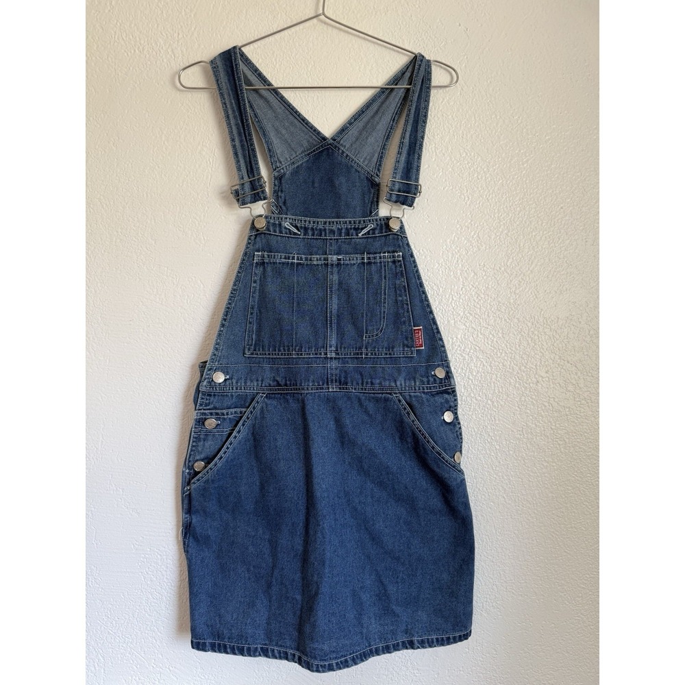Vintage Carters Watch The Wear Denim Overall Dress Women's Small Bib Carpenter